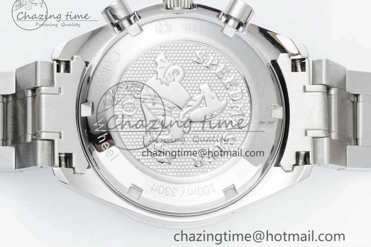 0130 Speedmaster Racing Master SS HKF Best Edition White Dial on SS Bracelet A Premium 7809
